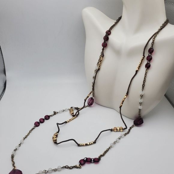 Jewelry - Regency crystal downtown abbey styled drape necklace